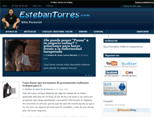 Tablet Screenshot of estebantorres.com